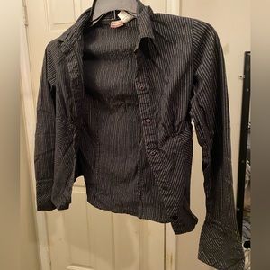 Black button up